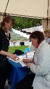 14 мая на Фонтанной площади состоялся фестиваль «Крепкая семья - крепкая Россия», в котором приняли участие сотрудники МФЦ.